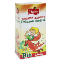 HERBATKA DLA DZIECI - DZIKA RÓŻA I ROKITNIK BIO 20 x 1,5 g - APOTHEKE